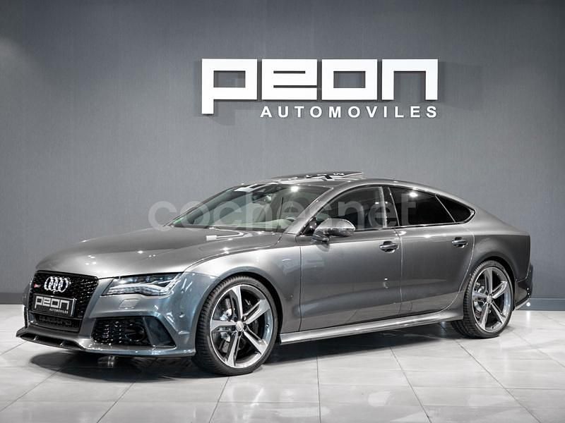 Usado Audi RS7 Sportback 560 CV (411 kW) 2014 Gris Utilitario