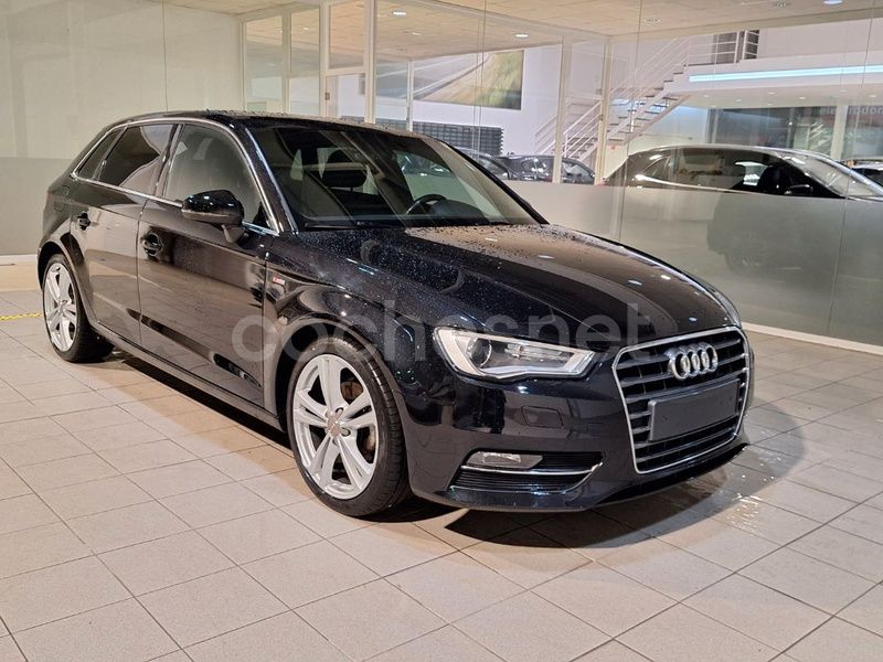Negro Usado 2015 Audi A3 Sportback S-Line Berlina | 16.500 € (Precio justo) - Imagen 1/4