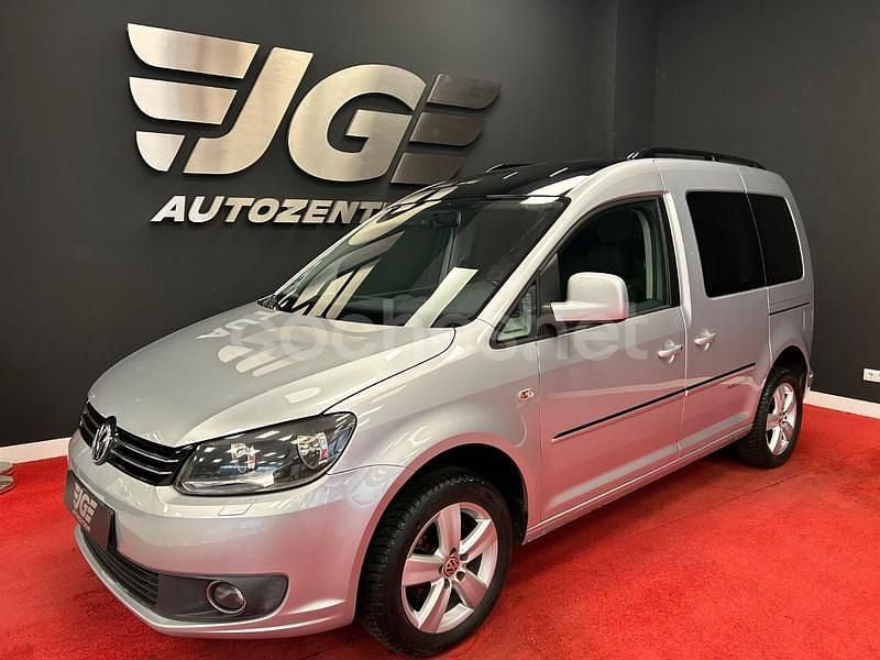 Gris / plata Usado 2015 VW Caddy Comfortline Monovolumen | 13.900 € (Precio justo) - Imagen 1/4
