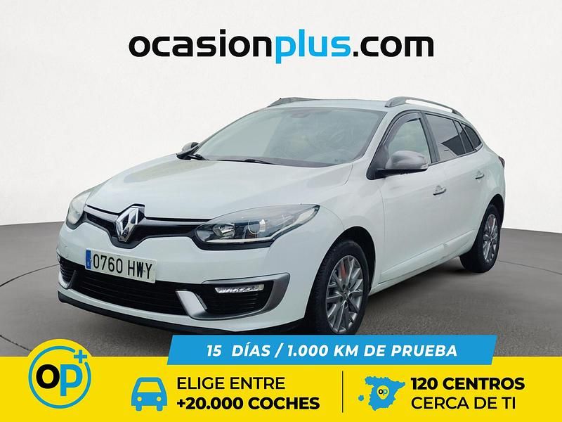 Blanco Usado 2014 Renault Mégane GrandTour GT Familiar | 8590 € (Precio justo) - Imagen 1/4