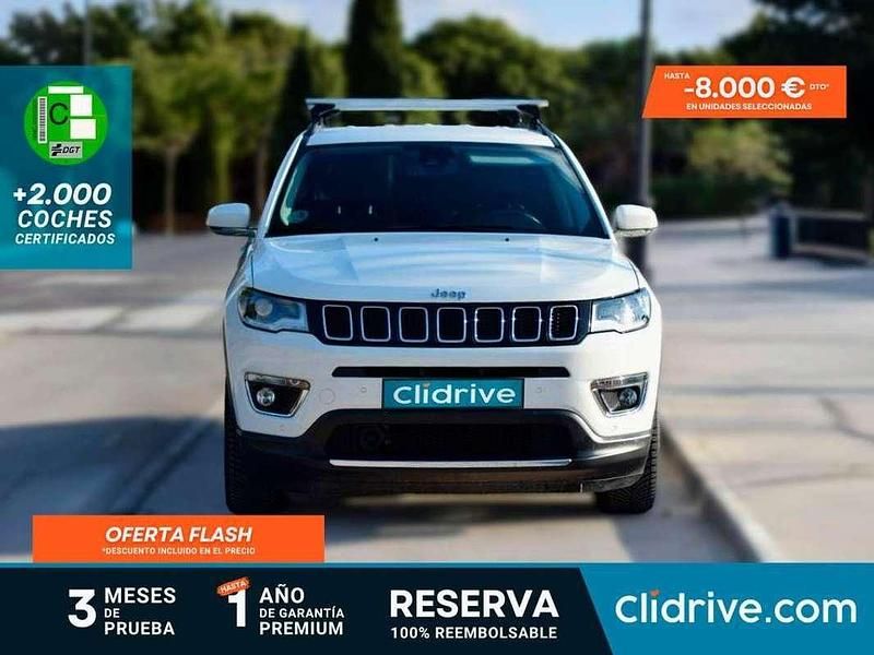 Blanco Usado 2019 Jeep Compass Limited SUV | 16.290 € (Buen precio) - Imagen 1/3