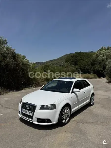 Usado Audi A3 S-Line 140 CV (102 kW) 2008 Blanco Utilitario