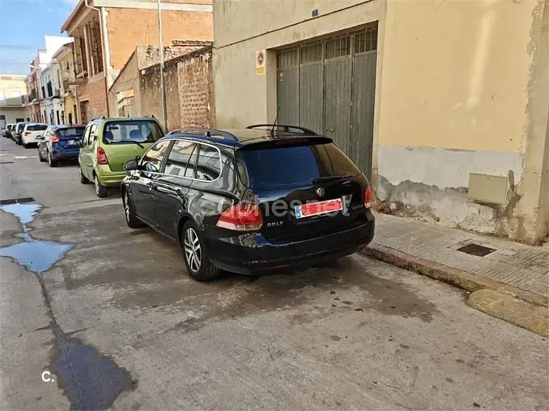 Usado VW Golf VI Advance 140 CV (102 kW) 2008 Negro Utilitario