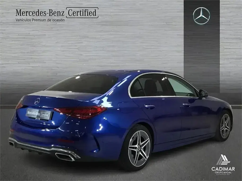Usado Mercedes C220 200 CV (147 kW) 2022 Azul Berlina