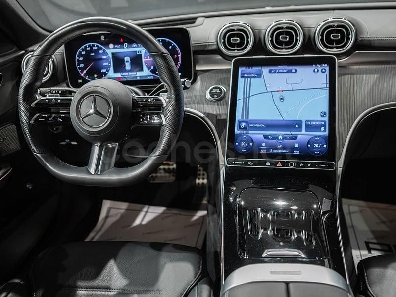 Usado Mercedes C220 200 CV (147 kW) 2021 Negro Familiar