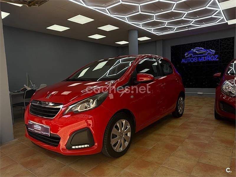Usado Peugeot 108 82 CV (60 kW) 2017 Rojo Utilitario