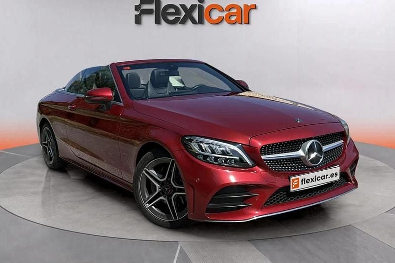 Rojo Usado 2019 Mercedes C180 Descapotable | 32.090 € (Precio justo) - Imagen 1/4