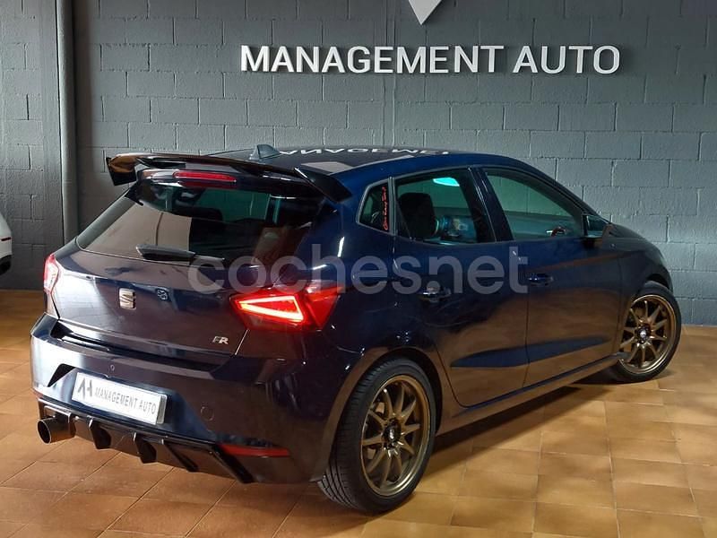 Usado Seat Ibiza FR 110 CV (80 kW) 2021 Azul Berlina