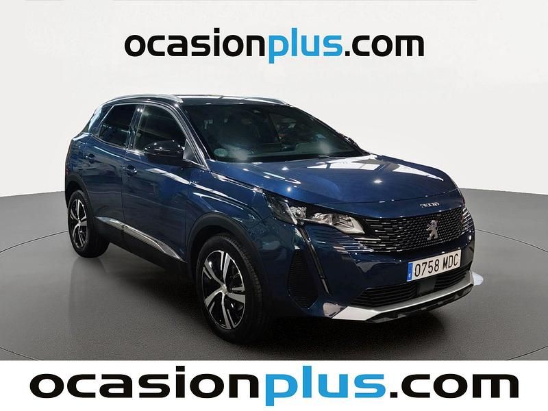 Usado Peugeot 3008 GT 131 CV (96 kW) 2022 Azul SUV