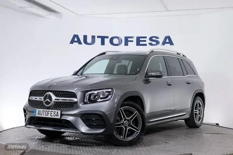 Gris Usado 2021 Mercedes GLB220 AMG line SUV | 36.850 € (Super precio) - Imagen 1/4