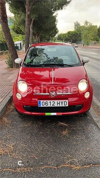 Usado Fiat 500 Lounge 69 CV (50 kW) 2014 Rojo Berlina