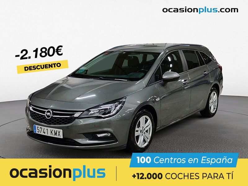 Gris Usado 2018 Opel Astra Selective Familiar | 12.990 € (Un poco caro) - Imagen 1/4