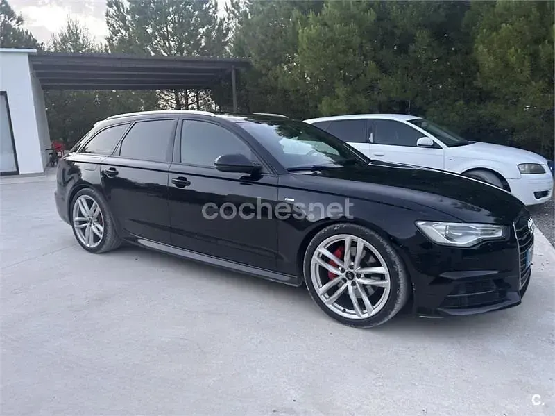Usado Audi A6 S-Line 272 CV (200 kW) 2016 Negro Familiar