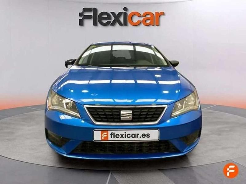 Usado Seat Leon Style 116 CV (85 kW) 2018 Azul Berlina