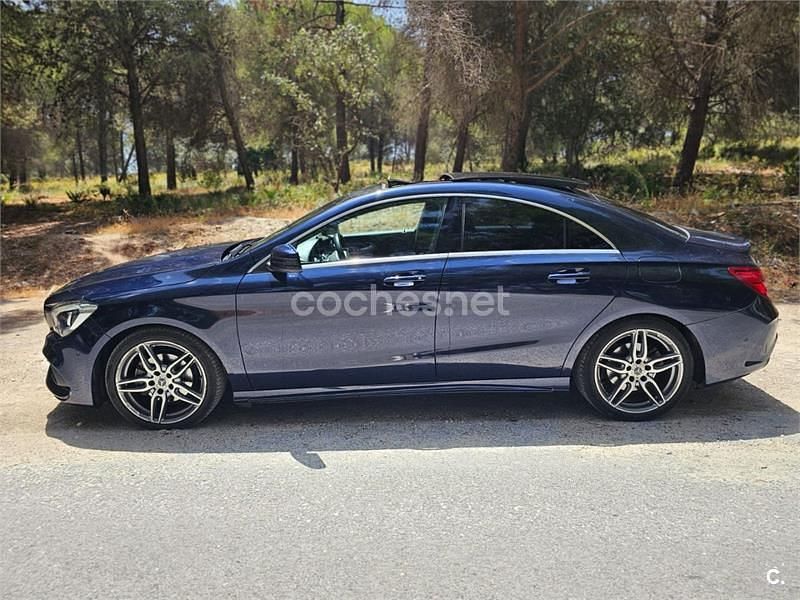 Usado Mercedes CLA200 136 CV (100 kW) 2018 Azul Berlina