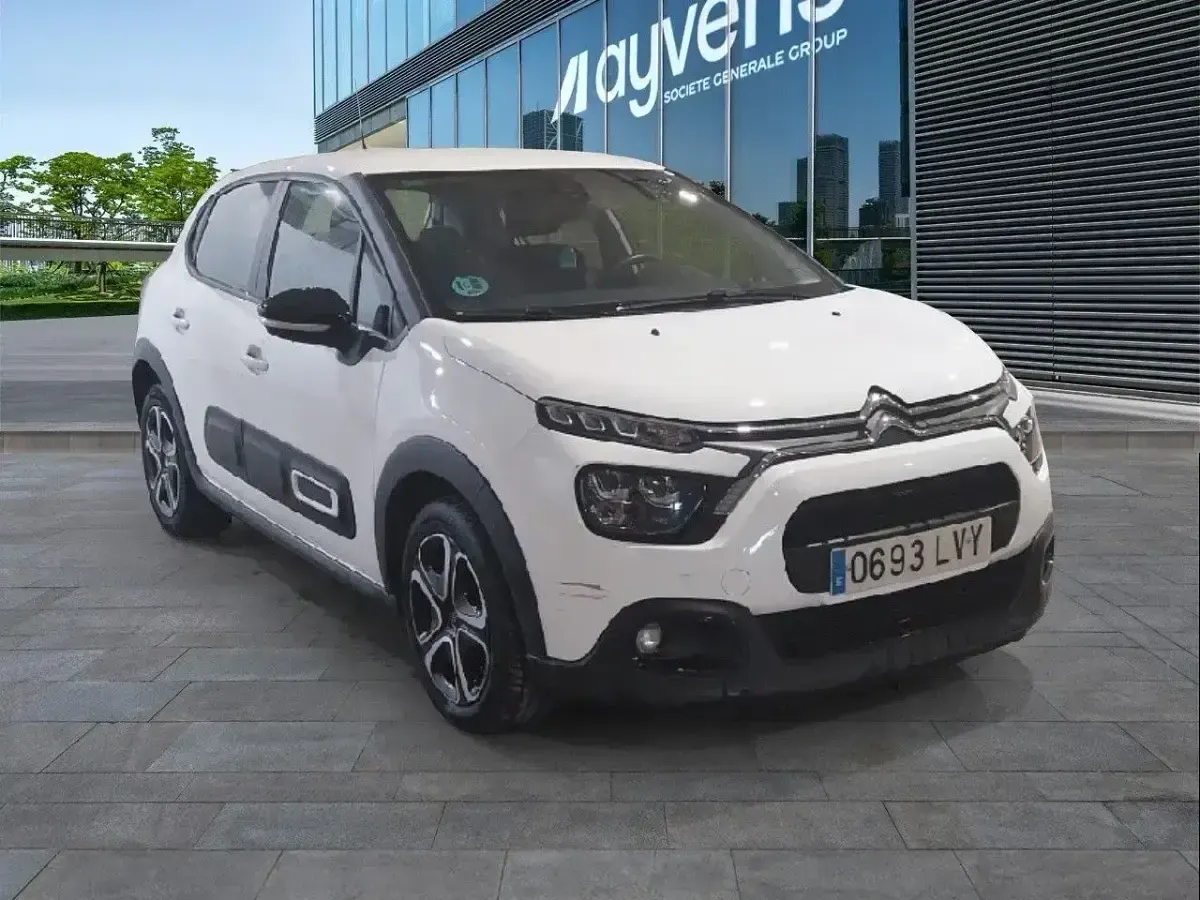 Usado Citroën C3 Feel 102 CV (75 kW) 2022 Blanco Utilitario