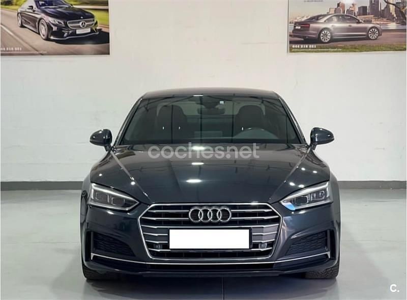 Usado Audi A5 S-Line 190 CV (139 kW) 2017 Gris / plata Coupe