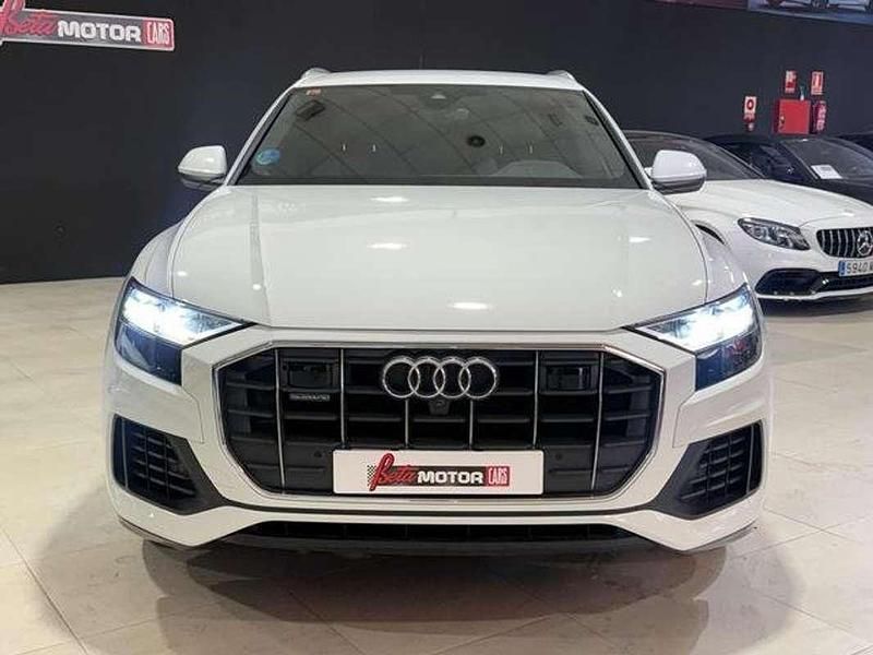 Usado Audi Q8 S-Line 286 CV (210 kW) 2019 Blanco SUV