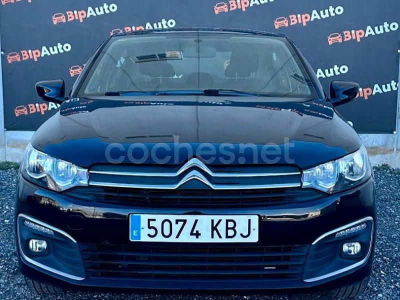 Negro Usado 2017 Citroën C-Elysee I PureTech Berlina | 7190 € (Buen precio) - Imagen 1/4
