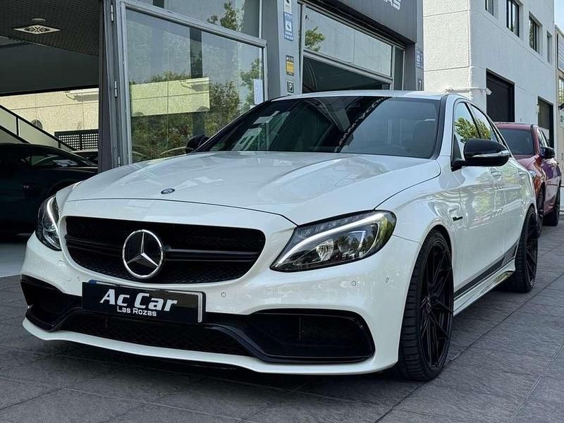 Usado Mercedes C63 AMG AMG 476 CV (350 kW) 2014 Blanco Berlina