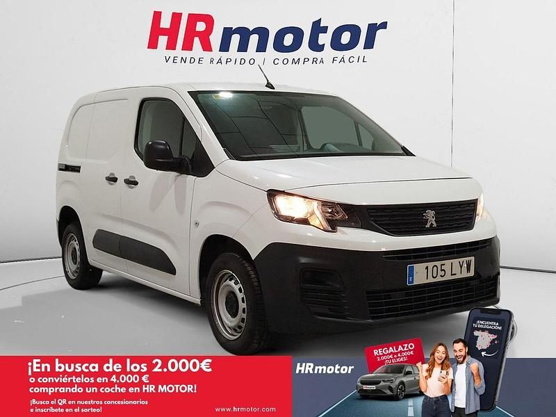 Blanco Usado 2022 Peugeot Partner Van | 12.390 € (Precio justo) - Imagen 1/4