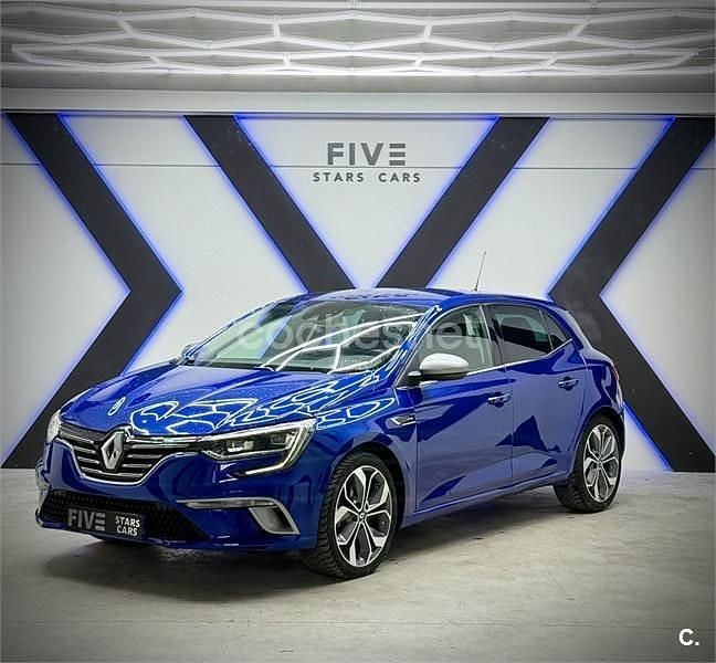 Azul Usado 2018 Renault Mégane GT Line GT-Line Berlina | 14.500 € (Precio justo) - Imagen 1/4