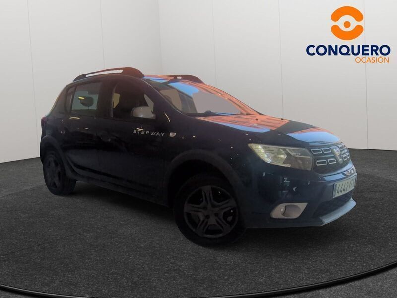 Azul Usado 2017 Dacia Sandero Stepway Ambiance Utilitario | 10.340 € (Precio justo) - Imagen 1/4