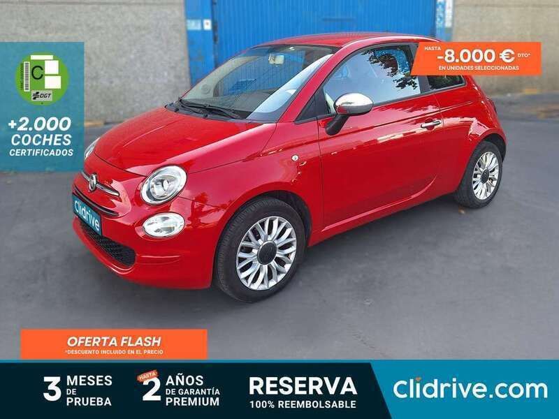 Rojo Usado 2017 Fiat 500 Lounge Utilitario | 6990 € (Buen precio) - Imagen 1/3
