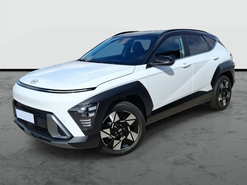 Blanco atlas (techo negro) Nuevo 2025 Hyundai Kona Blackline SUV | 26.990 € (Precio justo) - Imagen 1/4