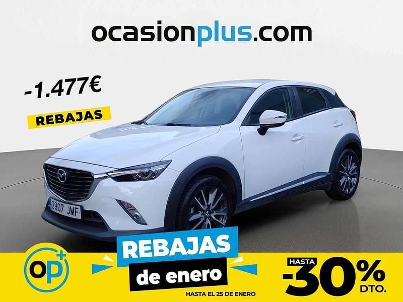 Blanco Usado 2016 Mazda CX-3 Luxury SUV | 12.223 € (Precio justo) - Imagen 1/4