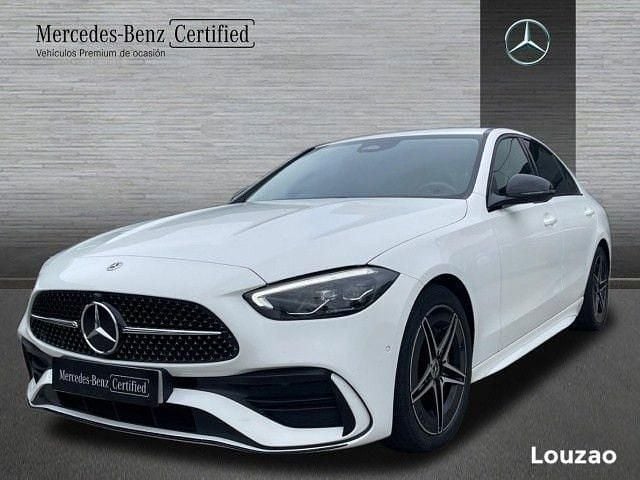 Usado Mercedes C200 AMG line 163 CV (119 kW) 2024 Blanco polar