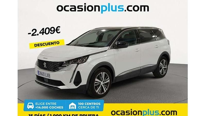 Blanco Usado 2022 Peugeot 5008 Allure Monovolumen | 24.091 € (Buen precio) - Imagen 1/4