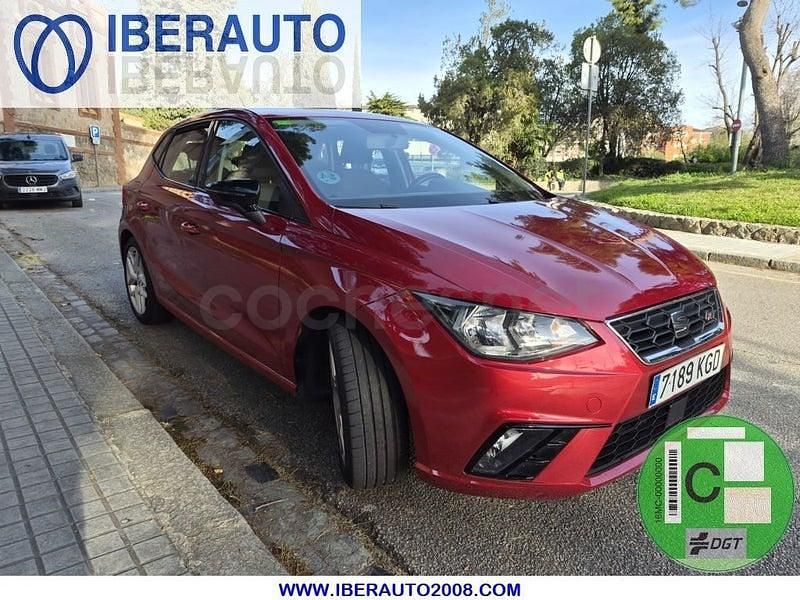 Usado Seat Ibiza FR 116 CV (85 kW) 2017 Granate Berlina