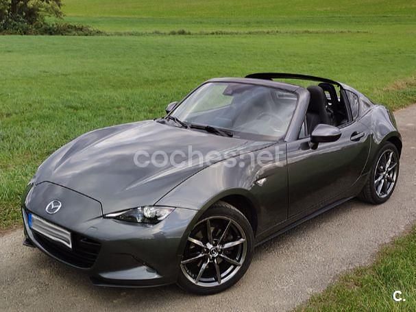 Gris / plata Usado 2020 Mazda MX5 Inclusive Descapotable | 24.000 € (Buen precio) - Imagen 1/4