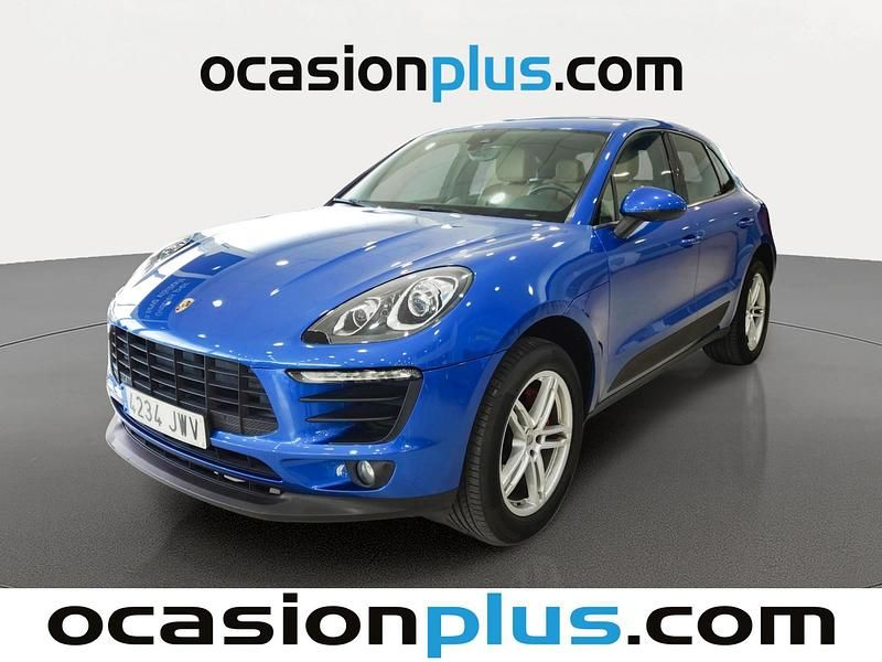 Azul Usado 2017 Porsche Macan SUV | 39.490 € (Precio justo) - Imagen 1/4