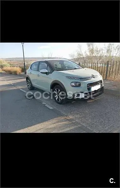 Usado Citroën C3 Feel 82 CV (60 kW) 2017 Verde Berlina