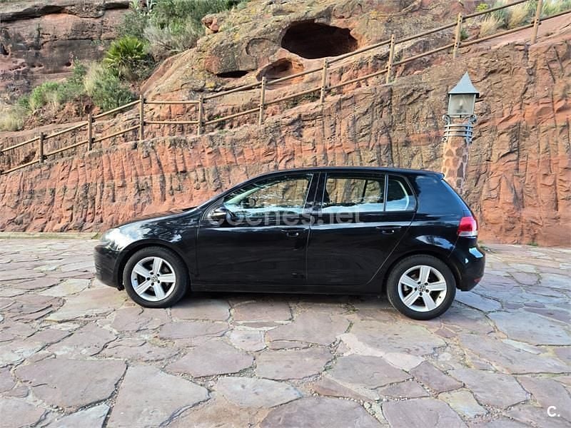 Usado VW Golf VI Advance 122 CV (89 kW) 2009 Negro Utilitario