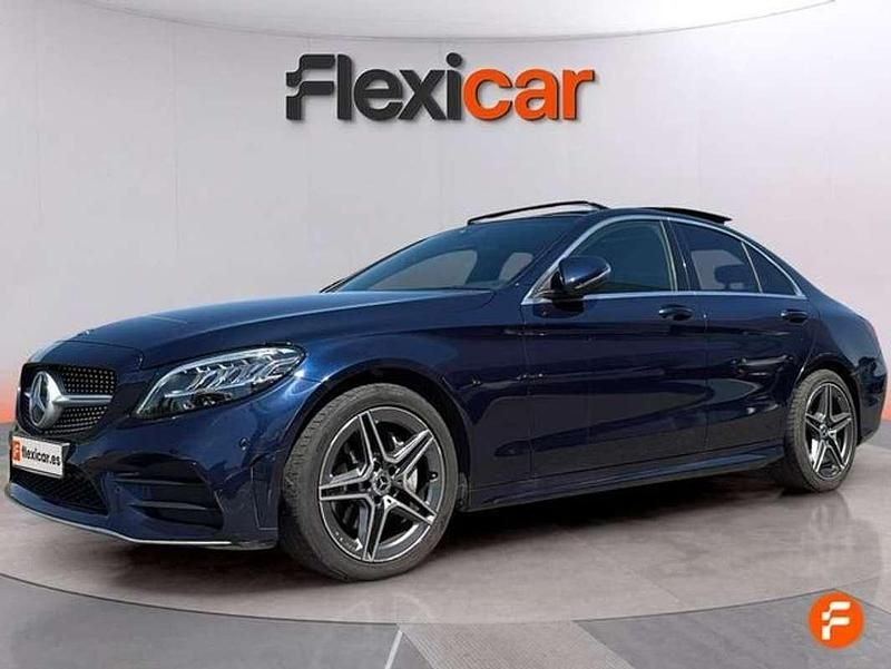 Usado Mercedes C200 160 CV (117 kW) 2020 Azul Berlina