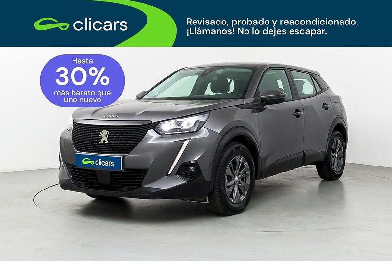 Usado Peugeot 2008 Active 110 CV (80 kW) 2021 Gris SUV