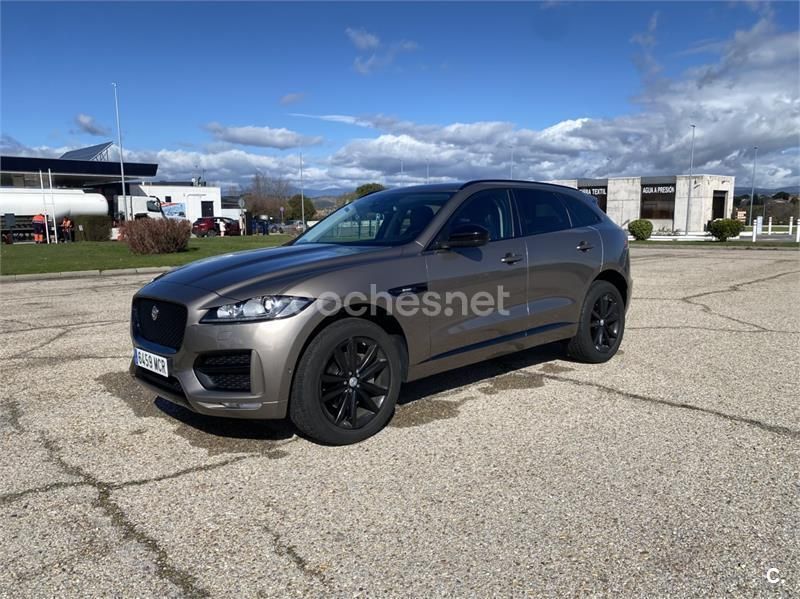 Marrón Usado 2016 Jaguar F-Pace R-Sport SUV | 26.900 € (Precio justo) - Imagen 1/4