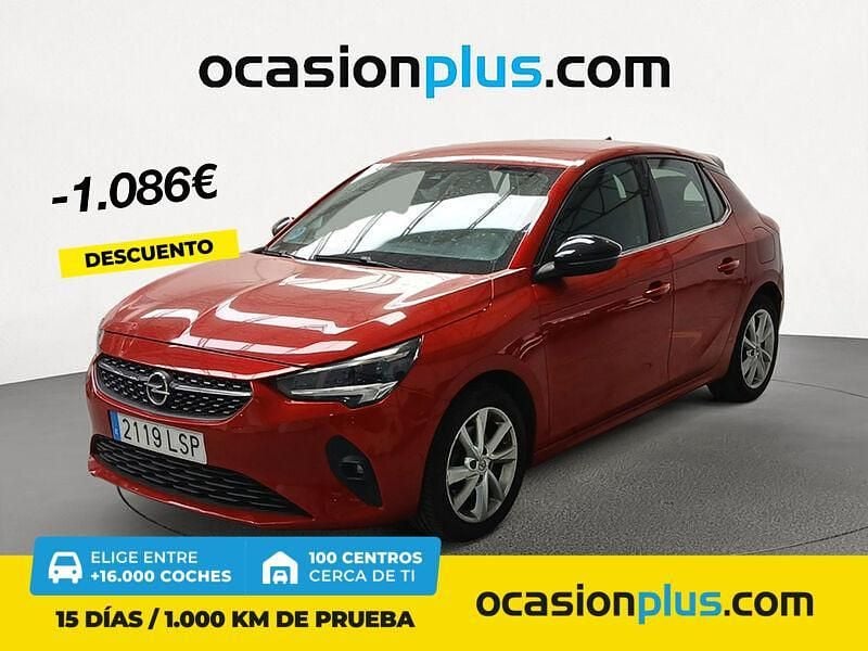 Rojo Usado 2021 Opel Corsa Elegance Berlina | 11.950 € (Precio justo) - Imagen 1/4