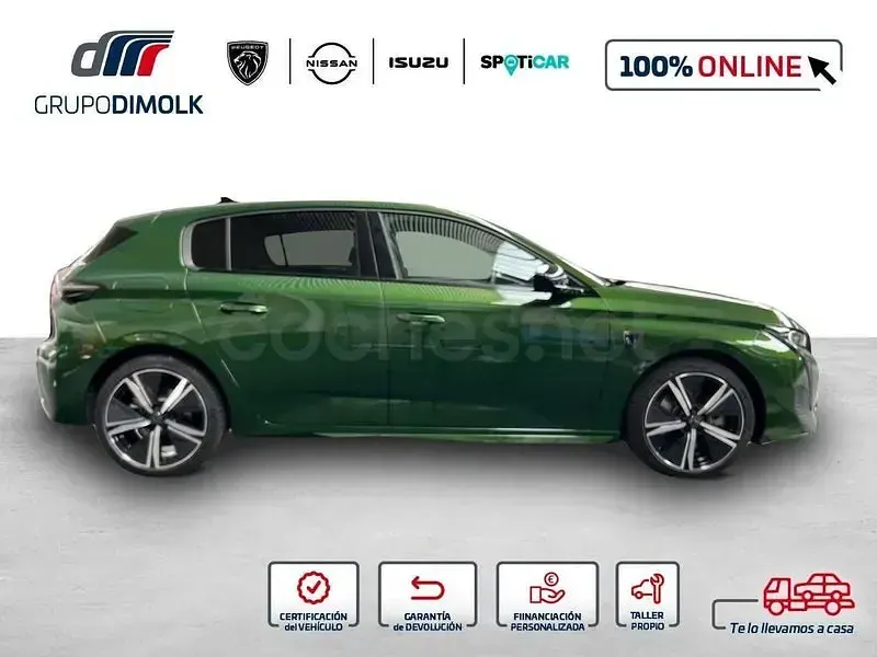 Usado Peugeot 308 GT 225 CV (165 kW) 2021 Verde Berlina