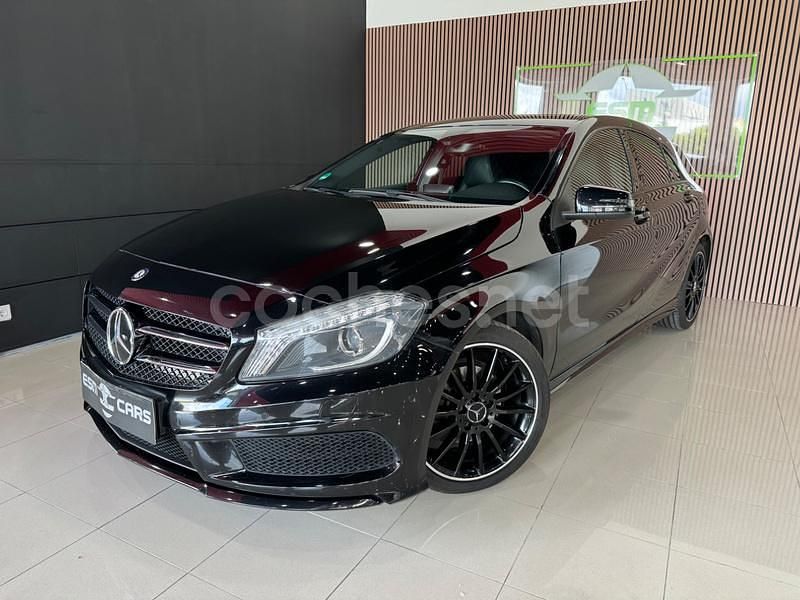 Negro Usado 2014 Mercedes A200 AMG line Berlina | 16.990 € (Precio justo) - Imagen 1/4