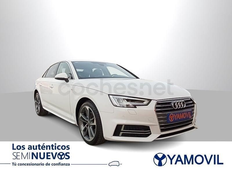 Usado Audi A4 S-Line 150 CV (110 kW) 2018 Blanco Berlina