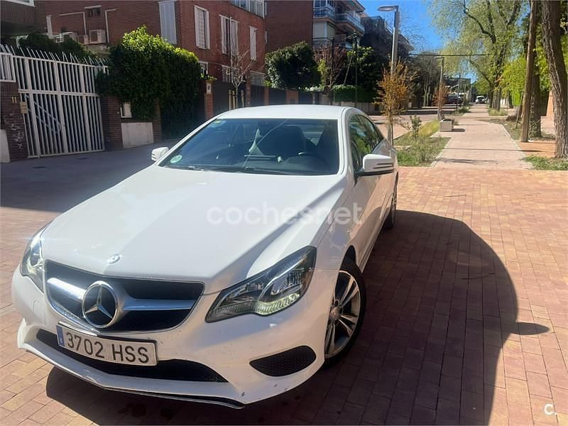 Käytetty Mercedes E220 170 HP (125 kW) 2014 Valkoinen Coupe - kaksiovinen