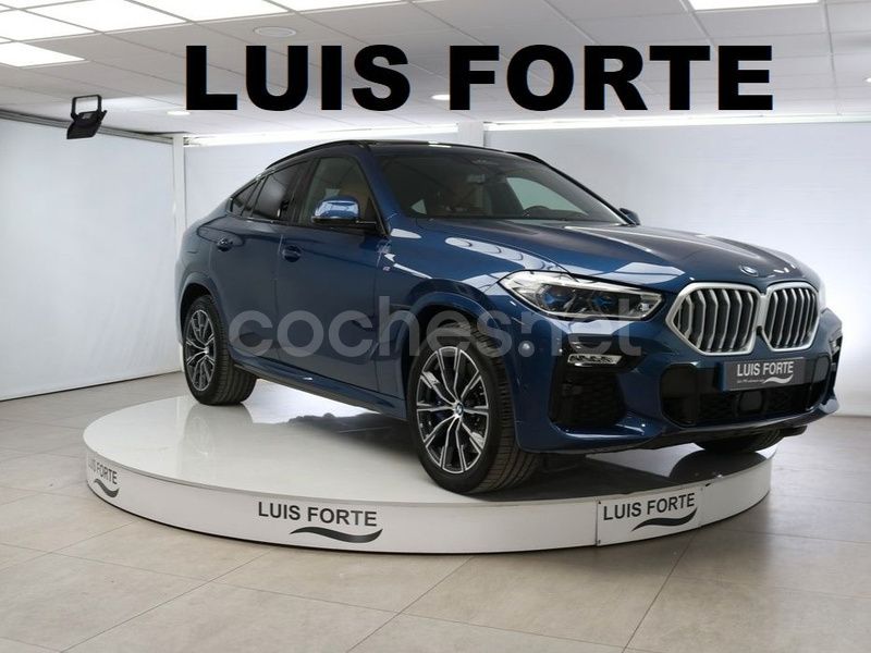 Azul Usado 2021 BMW X6 M Sport SUV | 69.800 € (Un poco caro) - Imagen 1/4