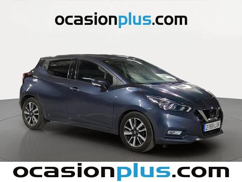 Usado Nissan Micra N-Connecta 90 CV (66 kW) 2020 Gris Utilitario