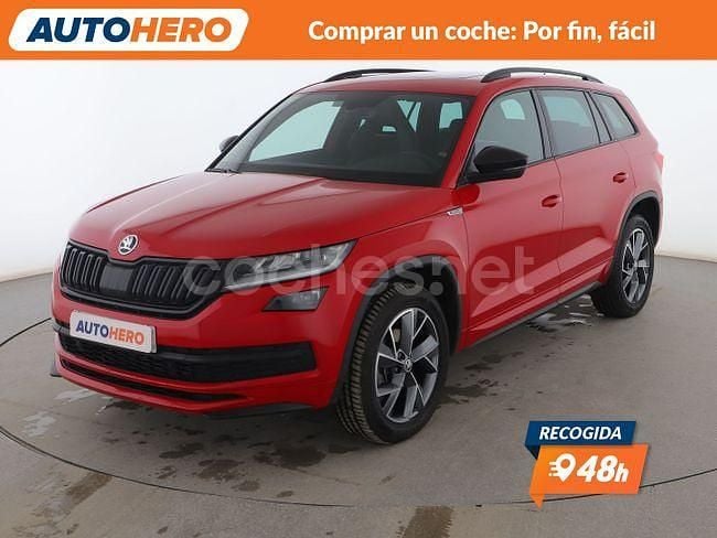 Rojo Usado 2020 Skoda Kodiaq SportLine SUV | 25.799 € (Precio justo) - Imagen 1/3