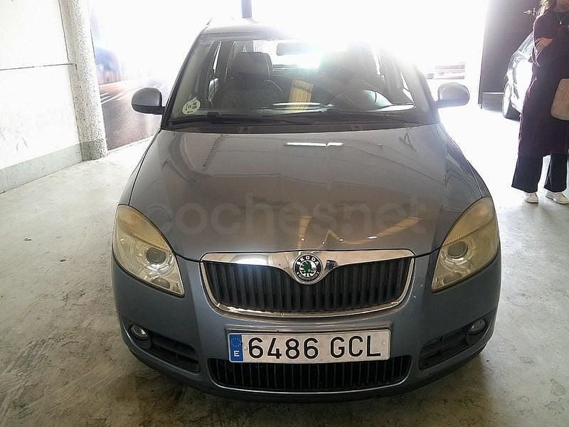 Brugt Skoda Fabia Style 80 HK (58 kW) 2008 Blå Sedan