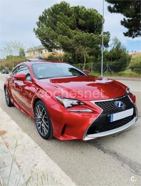 Rojo Usado 2016 Lexus RC300h Sport Line Coupe | 22.900 € (Precio justo) - Imagen 1/4